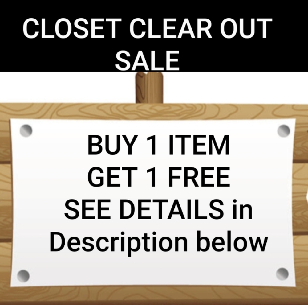 Buy 1 Item-Get 1 Free See Details Below-PLEASE SHARE!!